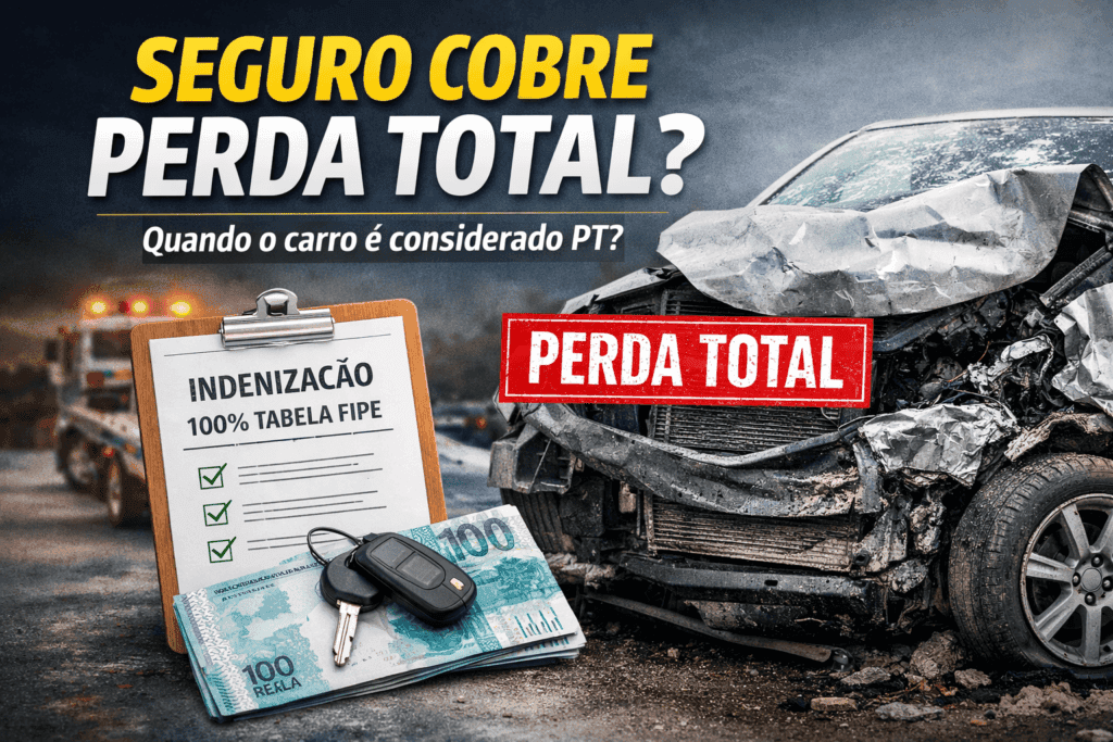 Seguro cobre perda total? Entenda quando o carro é considerado PT e como funciona a indenização