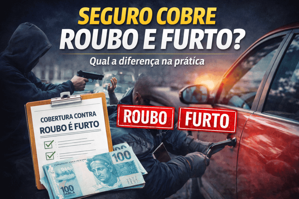 Seguro cobre roubo e furto? Entenda a diferença e quando há indenização