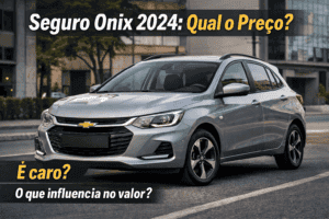 Carro Onix 2024 e preço do seguro