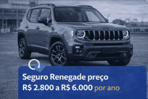 seguro Renegade preço médio e fatores que influenciam o valor