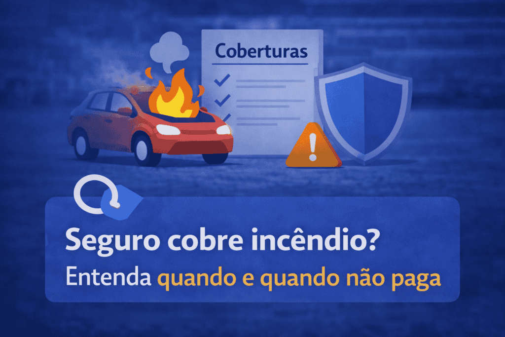 Seguro cobre incêndio e quando a indenização é paga no seguro auto
