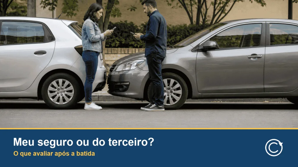 Bateram no meu carro e motoristas avaliam usar o próprio seguro ou o do terceiro