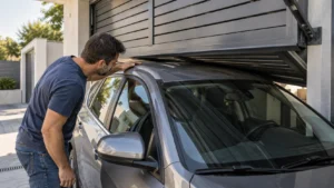 Portão fechou no carro: o seguro cobre e quem paga o prejuízo?